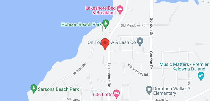 map of 4264 Lakeshore Road
